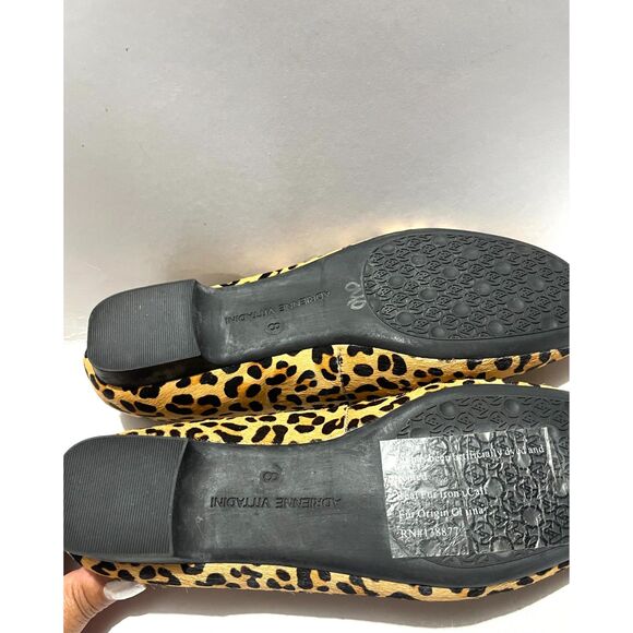 Adrienne Vittadini Ballet flats animal prints brown loafers comfy women's 8 - Picture 6 of 8